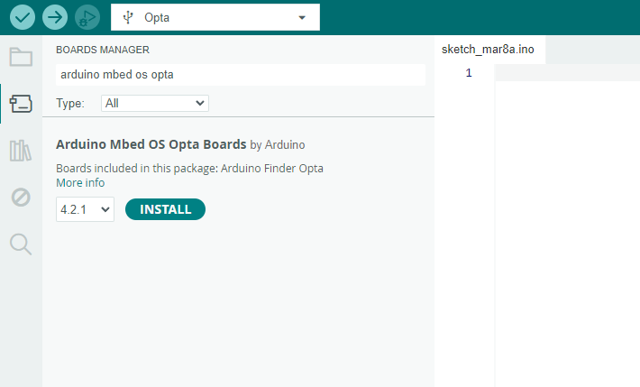 Arduino IDE Screenshot - Arduino drivers installeren